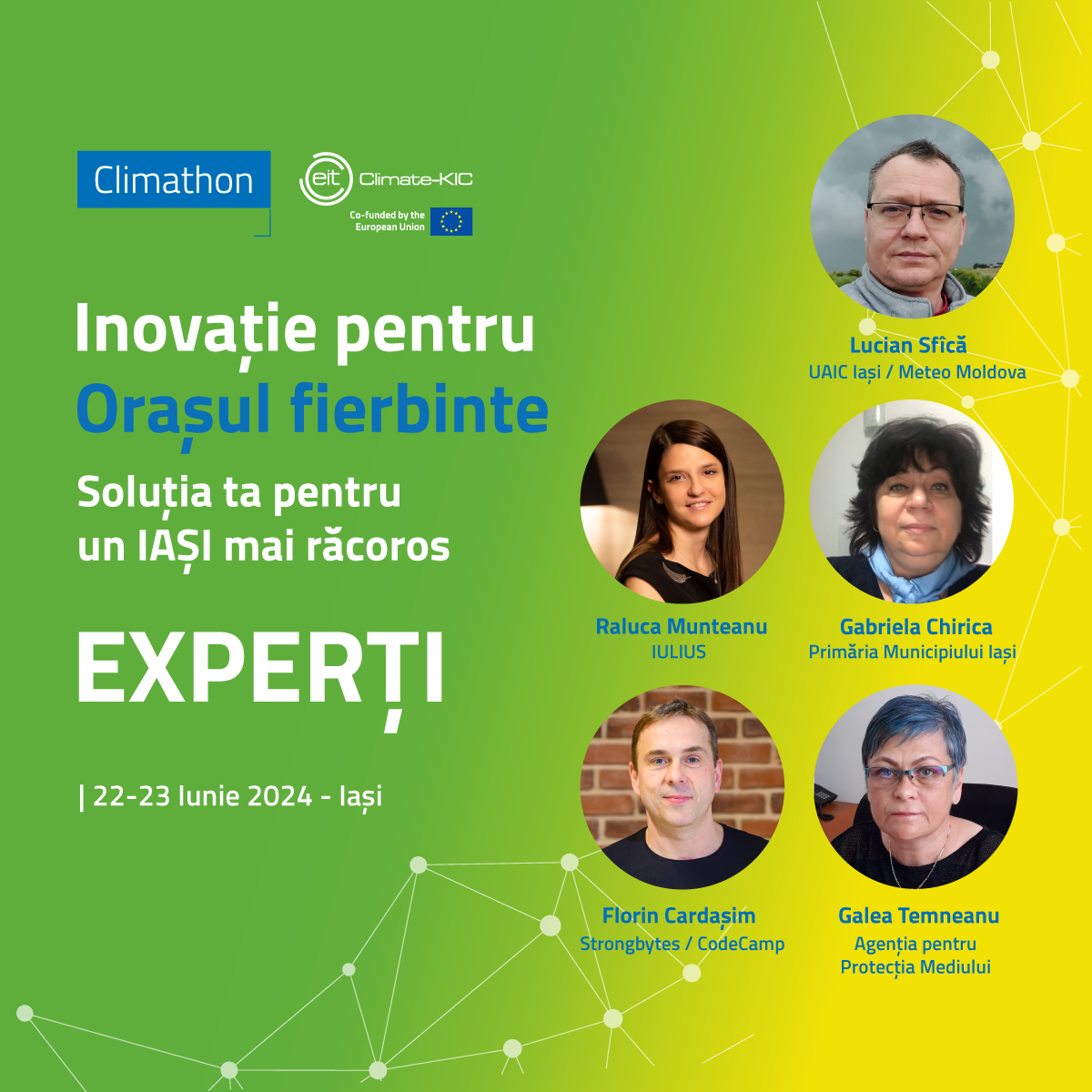 Experți Climathon Iași 2024